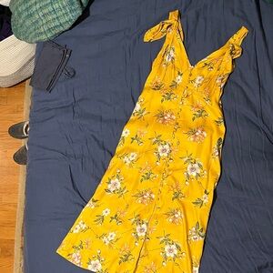 Rebecca Taylor Yellow Floral Dress
